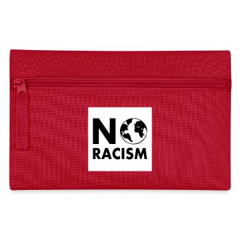 No racism - Federtasche - Rot - Vorne