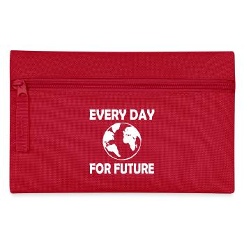 Every day for future - Pencil Case - red - Front