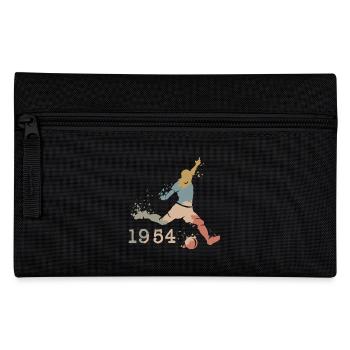 retro footballer 1954 vintage team birthday - Pencil Case - black - Front