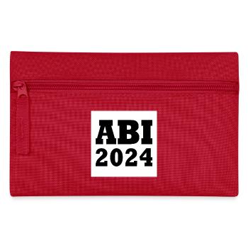 Abi 2024 - Federtasche - Rot - Vorne