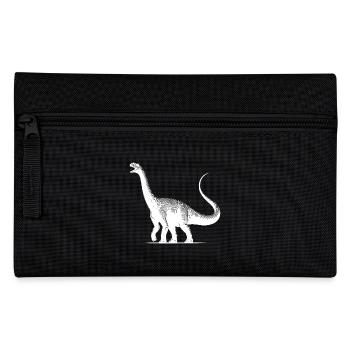 Giant Dino Diplodocus sauropod dinosaur - Pencil Case - black - Front
