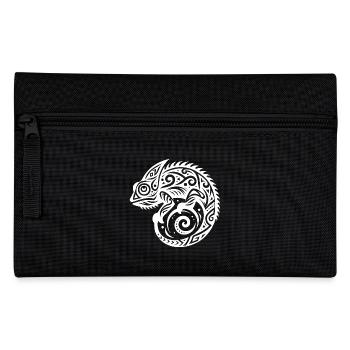 Chameleon tribal tattoo disguise - Pencil Case - black - Front