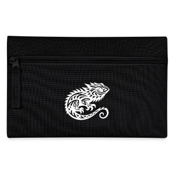 Dragon barbu mignon Tribal tatouage Dragon - Trousse - noir - Devant