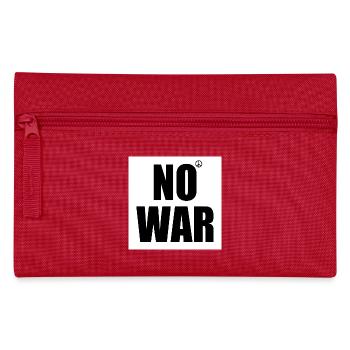 No war - Federtasche - Rot - Vorne