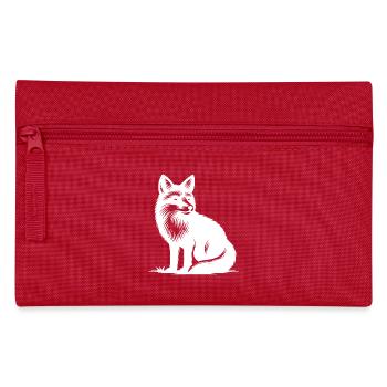 Niedlicher schlauer Fuchs - Federtasche - Rot - Vorne