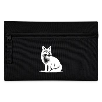Niedlicher schlauer Fuchs - Federtasche - Schwarz - Vorne
