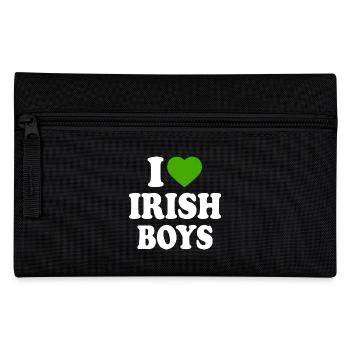 i love irish boys - Pencil Case - black - Front
