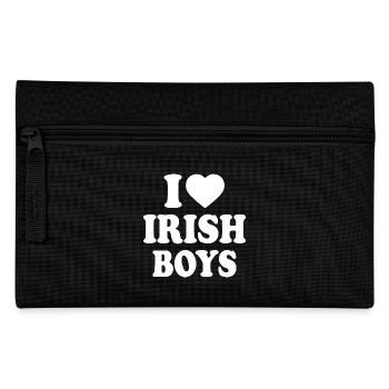 I love irish boys - Pencil Case - black - Front