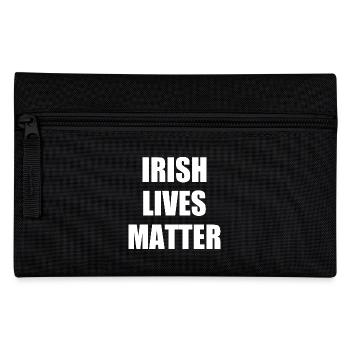 Irish lives matter - Federtasche - Schwarz - Vorne