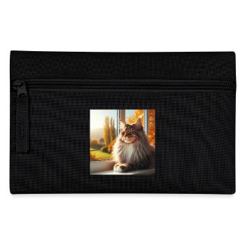 Maine Coon - The King of Cats - Pencil Case - black - Front