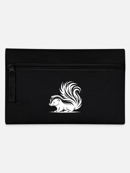 Süsses Knuffiges Stinktier Baby - Federtasche - Schwarz