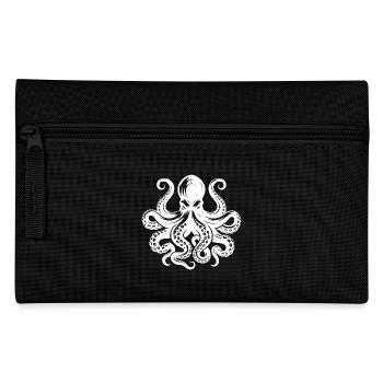 Pieuvre sinistre avec tentacules et ventouses - Trousse - noir - Devant