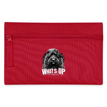 Schapendoes Was geht ab Gangsta cool Hund Geschenk - Federtasche - Rot - Vorne