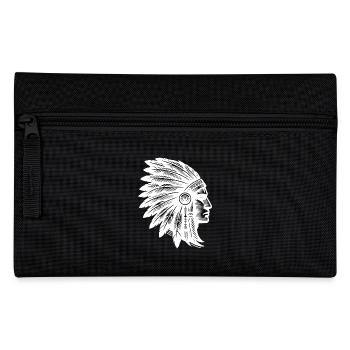 Guerrier sinistre avec une magnifique coiffe - Trousse - noir - Devant
