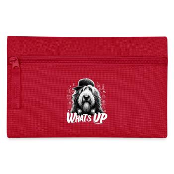 Schapendoes Was geht ab Gangsta cool Hund Geschenk - Federtasche - Rot - Vorne