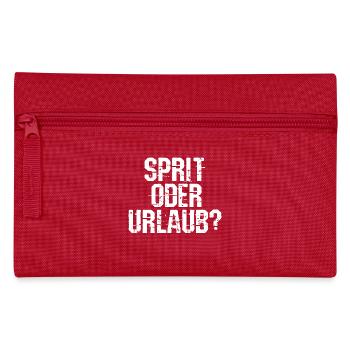 Electrical Energy Refueling Statement Petrol Pump - Pencil Case - red - Front