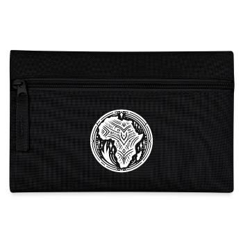 Africa Continent Vintage Tattoo Style Jewelry - Pencil Case - black - Front