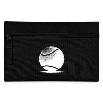 Tennis Ball for Tennis Coaches and Players - Pencil Case - black - Front