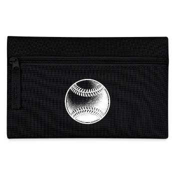 Baseball für Trainer und Spieler - Federtasche - Schwarz - Vorne