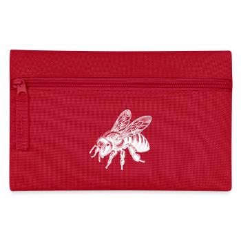 Douce petite abeille - Trousse - rouge - Devant
