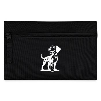 Chien dalmatien mignon beau portrait de chien - Trousse - noir - Devant