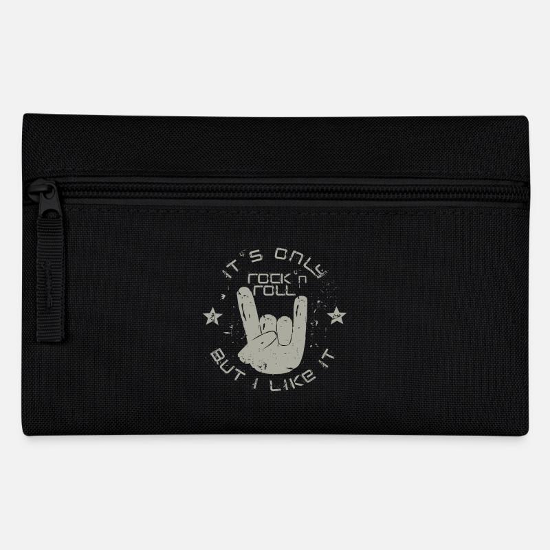 only Rock 'n' Roll - Pencil Case - black
