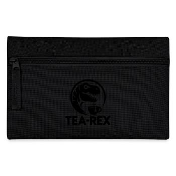 Humour de bureau d’animal Logo Tea-Rex drôle - Trousse - noir - Devant