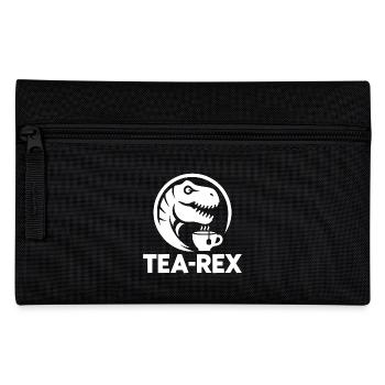 Animal Office Humor Funny Tea-Rex Logo - Pencil Case - black - Front