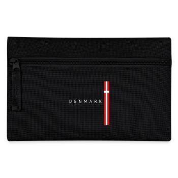 Flag of Denmark, Danish pride - Pencil Case - black - Front