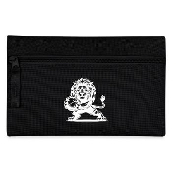 Lion sauvage du basket-ball avec basket-ball - Trousse - noir - Devant