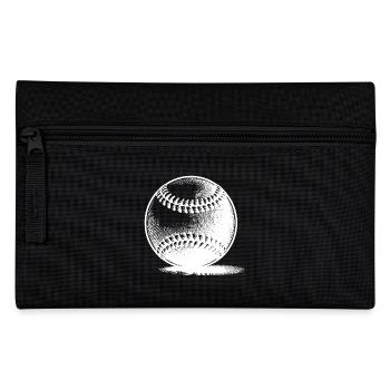 Vintager Baseball für Trainer und Spieler - Federtasche - Schwarz - Vorne