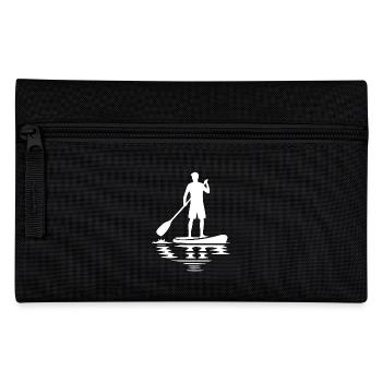Paddelkunst Stand Up Paddling - Federtasche - Schwarz - Vorne