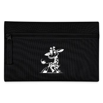 Mignon Dessin De Bébé De Petites Girafes - Trousse - noir - Devant