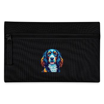 Picardie Spaniel Hunderasse Bunte Karikatur Kawaii - Federtasche - Schwarz - Vorne