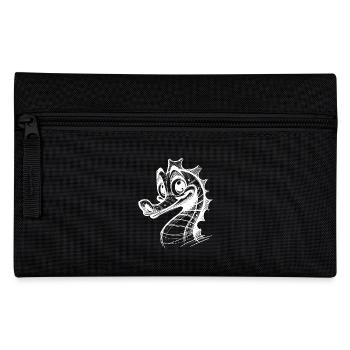 Mignon Enfants Hippocampe Crayon Dessin Brut - Trousse - noir - Devant