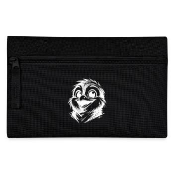 Kleiner schmutziger Pinguin Bleistift Style - Federtasche - Schwarz - Vorne