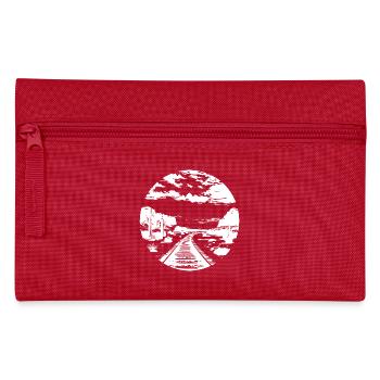 Dessin ferroviaire - Trousse - rouge - Devant