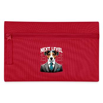 Jack Russell Terrier Suit Next Level Gift - Pencil Case - red - Front