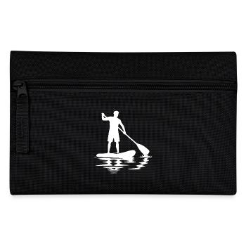Paddelausrüstung Stand Up Paddling Ausbildung - Federtasche - Schwarz - Vorne