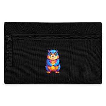 Gopher Bunte Kawaii Cartoon Figur Clipart - Federtasche - Schwarz - Vorne