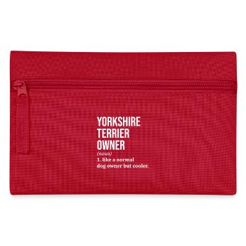Yorkshire Terrier - Pencil Case - red - Front