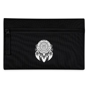 Old Dreamcatcher Cult Object Feather Style - Pencil Case - black - Front