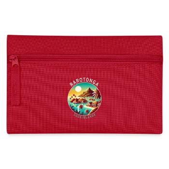 Parotonga Cook Islands Pacific trip - Pencil Case - red - Front