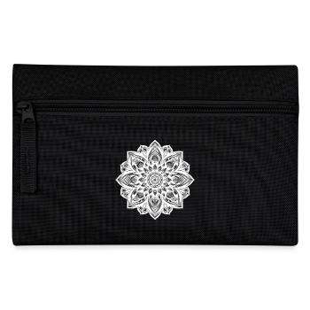 Flowers Mandala Yoga and Serenity Design - Pencil Case - black - Front
