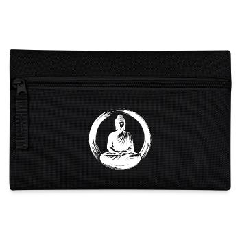 Meditation Yoga Buddha Soul Mindfulness - Pencil Case - black - Front