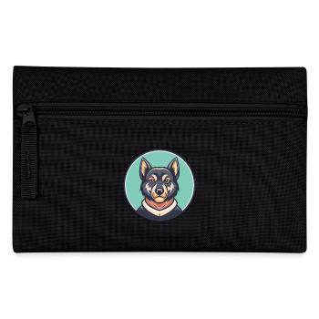 Molosse D’épire Chien Race Dessin Animé Kawaii - Trousse - noir - Devant