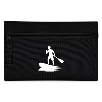 Stand Up Paddling Paddeltechnik auf dem Wasser - Federtasche - Schwarz - Vorne