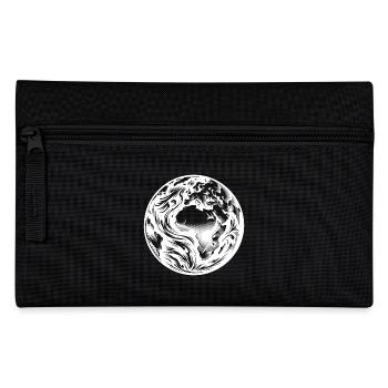 View of the Earth from space Africa Europe - Pencil Case - black - Front