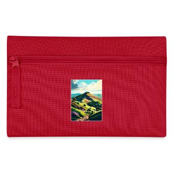Malvern Hills Aonb Reise Poster Postkarte Malerei - Federtasche - Rot - Vorne