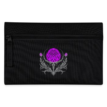Distel Tattoo Scottish Thistle Botanical Art - Pencil Case - black - Front
